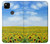 S0232 Tournesol Etui Coque Housse pour Google Pixel 4a