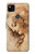 S1045 Leonardo da Vinci Femme Head Etui Coque Housse pour Google Pixel 4a