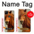 S1595 Beau cheval marron Etui Coque Housse pour Google Pixel 4a