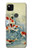 S1654 Carpe Koï poisson Peinture Art Etui Coque Housse pour Google Pixel 4a