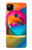 S1671 Arc en ciel coloré Rose Etui Coque Housse pour Google Pixel 4a