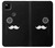 S1946 Sir Mustache Minimalisme Etui Coque Housse pour Google Pixel 4a