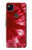 S2480 Tie dye rouge Etui Coque Housse pour Google Pixel 4a
