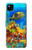 S2568 Mer Poissons marins Coraux Sous-marine Océan Etui Coque Housse pour Google Pixel 4a