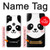 S2662 Panda mignon Dessin animé Etui Coque Housse pour Google Pixel 4a