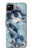S2689 Bleu Marbre Texture Imprimé graphique Etui Coque Housse pour Google Pixel 4a