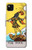 S2810 Carte Tarot Le Fou Etui Coque Housse pour Google Pixel 4a
