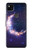 S3324 Croissant de lune Galaxie Etui Coque Housse pour Google Pixel 4a