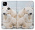 S3373 Famille d'ours polaire Etui Coque Housse pour Google Pixel 4a