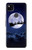 S3508 Noël Père Noël Lune Etui Coque Housse pour Google Pixel 4a
