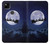 S3508 Noël Père Noël Lune Etui Coque Housse pour Google Pixel 4a