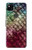 S3539 Sirène écailles de poisson Etui Coque Housse pour Google Pixel 4a