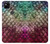 S3539 Sirène écailles de poisson Etui Coque Housse pour Google Pixel 4a