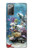 S0227 L'aquarium Etui Coque Housse pour Samsung Galaxy Note 20