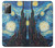 S0582 Van Gogh Starry Nights Etui Coque Housse pour Samsung Galaxy Note 20