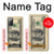 S0702 Dollars d'argent Etui Coque Housse pour Samsung Galaxy Note 20