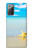 S0911 Détendez-vous à la plage Etui Coque Housse pour Samsung Galaxy Note 20