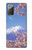 S1060 Mont Fuji Sakura fleur de cerisier Etui Coque Housse pour Samsung Galaxy Note 20