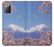 S1060 Mont Fuji Sakura fleur de cerisier Etui Coque Housse pour Samsung Galaxy Note 20