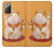 S1217 Maneki Neko Lucky Cat Etui Coque Housse pour Samsung Galaxy Note 20