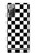 S1611 Échiquier Damier Noir Blanc Etui Coque Housse pour Samsung Galaxy Note 20