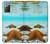 S1679 Étoile de mer plage de la mer Etui Coque Housse pour Samsung Galaxy Note 20