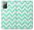 S1723 Monnaie Chevron Zigzag Etui Coque Housse pour Samsung Galaxy Note 20