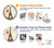 S2108 Tour Eiffel de Paris Carte postale Etui Coque Housse pour Samsung Galaxy Note 20