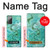 S2653 Dragon Vert Turquoise Pierre Graphique Etui Coque Housse pour Samsung Galaxy Note 20
