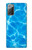S2788 Bleu Piscine d'eau Etui Coque Housse pour Samsung Galaxy Note 20