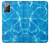 S2788 Bleu Piscine d'eau Etui Coque Housse pour Samsung Galaxy Note 20