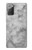 S2845 Texture en marbre gris Etui Coque Housse pour Samsung Galaxy Note 20