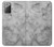 S2845 Texture en marbre gris Etui Coque Housse pour Samsung Galaxy Note 20
