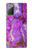 S2907 Violet Turquoise Pierre Etui Coque Housse pour Samsung Galaxy Note 20