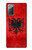S2982 Albanie Football Football Etui Coque Housse pour Samsung Galaxy Note 20
