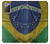 S3297 Brésil Drapeau graphique Football Millésime Etui Coque Housse pour Samsung Galaxy Note 20