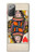 S3429 Carte Reine Coeurs Etui Coque Housse pour Samsung Galaxy Note 20