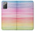 S3507 Coloré Arc-en-ciel pastel Etui Coque Housse pour Samsung Galaxy Note 20