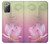S3511 Fleur de lotus Bouddhisme Etui Coque Housse pour Samsung Galaxy Note 20