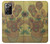 S0214 Van Gogh quinze tournesols Etui Coque Housse pour Samsung Galaxy Note 20 Ultra, Ultra 5G
