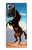 S0934 Sauvage Black Horse Etui Coque Housse pour Samsung Galaxy Note 20 Ultra, Ultra 5G