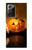 S1083 Citrouille araignée bougies Halloween Etui Coque Housse pour Samsung Galaxy Note 20 Ultra, Ultra 5G