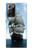 S1096 Bateau à voile dans un océan Etui Coque Housse pour Samsung Galaxy Note 20 Ultra, Ultra 5G