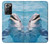 S1291 Les Dauphins en Mer Etui Coque Housse pour Samsung Galaxy Note 20 Ultra, Ultra 5G
