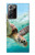 S1377 Océan tortue de mer Etui Coque Housse pour Samsung Galaxy Note 20 Ultra, Ultra 5G