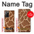 S2326 girafe Peau Etui Coque Housse pour Samsung Galaxy Note 20 Ultra, Ultra 5G