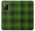 S2373 Motif vert Tartan Etui Coque Housse pour Samsung Galaxy Note 20 Ultra, Ultra 5G