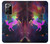 S2486 Arc en ciel espace de nébuleuse Licorne Etui Coque Housse pour Samsung Galaxy Note 20 Ultra, Ultra 5G
