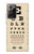 S2502 Tableau d'examen des yeux Etui Coque Housse pour Samsung Galaxy Note 20 Ultra, Ultra 5G