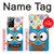 S2521 Nerd Mignon Chouette Dessin animé Etui Coque Housse pour Samsung Galaxy Note 20 Ultra, Ultra 5G